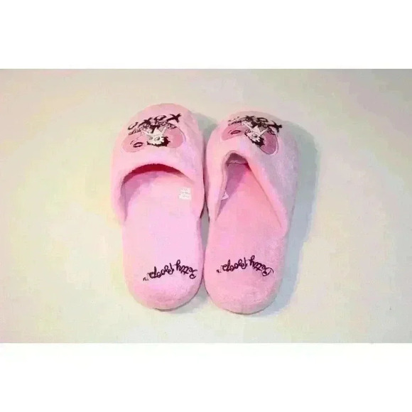 Betty Boop XOXO Pink Heart Embellished Glitter, Pink Slippers, Woman's, Size S - Picture 5 of 7